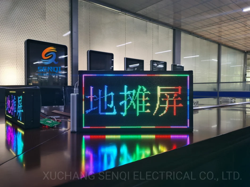 Booth LED Screen LED Display LED Sign Using Power Bank for Power Supply Small LED Sign