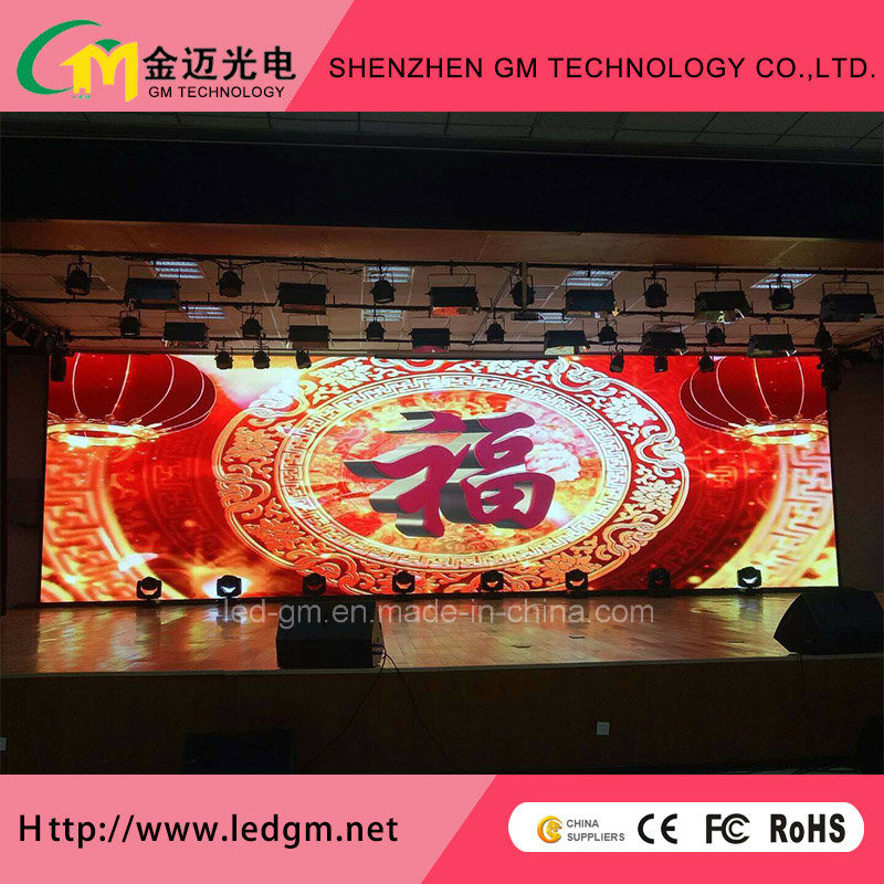 Indoor Rental/Fixed Aluminum/Iron Cabinet P5 LED Sign for Advertising