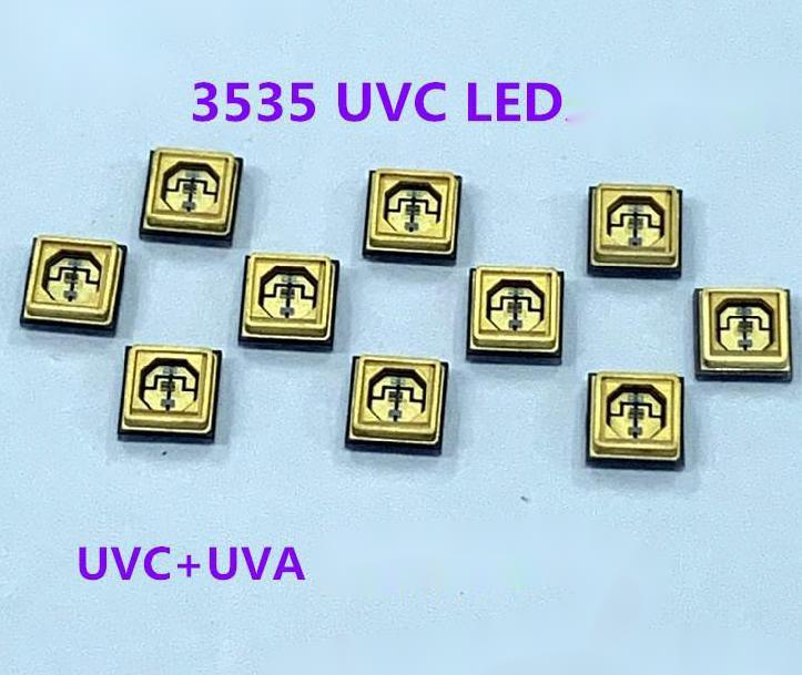 UV Chip SMD LED UVC+UVA SMD 3535 Deep UV LED 275nm+395nm LED UVC