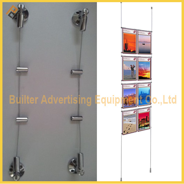 Quality Becu Wall Poster Cable Display System
