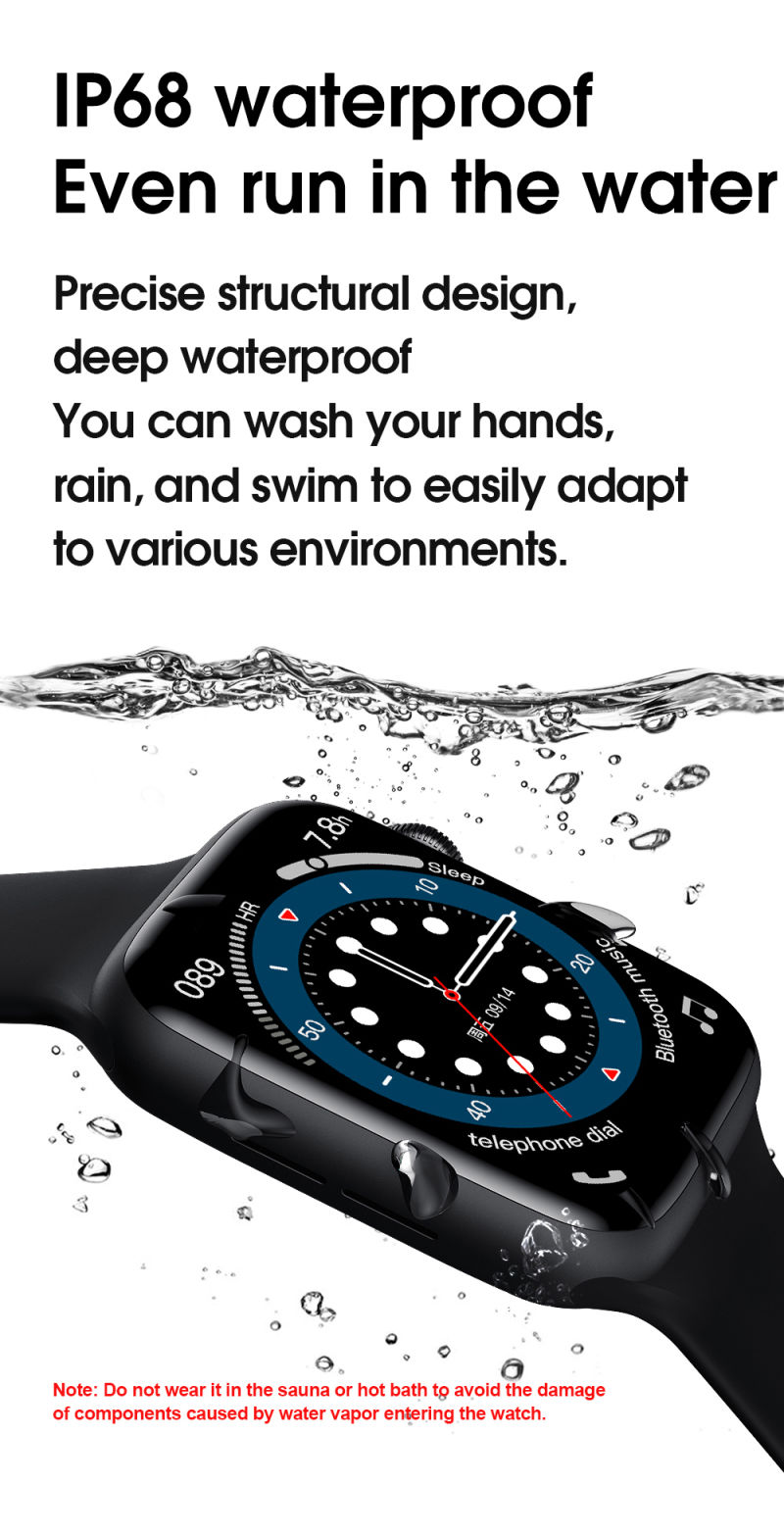 Smart Watch 2020 High Quality Smart Watch with HD LCD Screen D18 Android Smart Watch