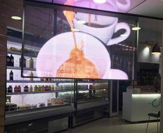 Transparent LED Display P3.91-7.8mm Indoor LED Display