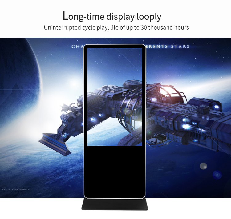 55 Inch Advertising Digital Signage Commercial Advertising Display Screen Digital Signage Player