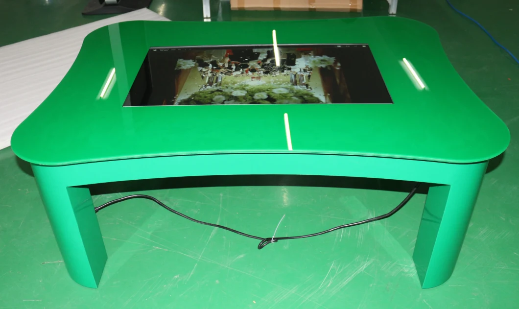 Coffee or Restaurant Customize Interactive Touch Screen Table Multitouch Table Waterproof Game Table