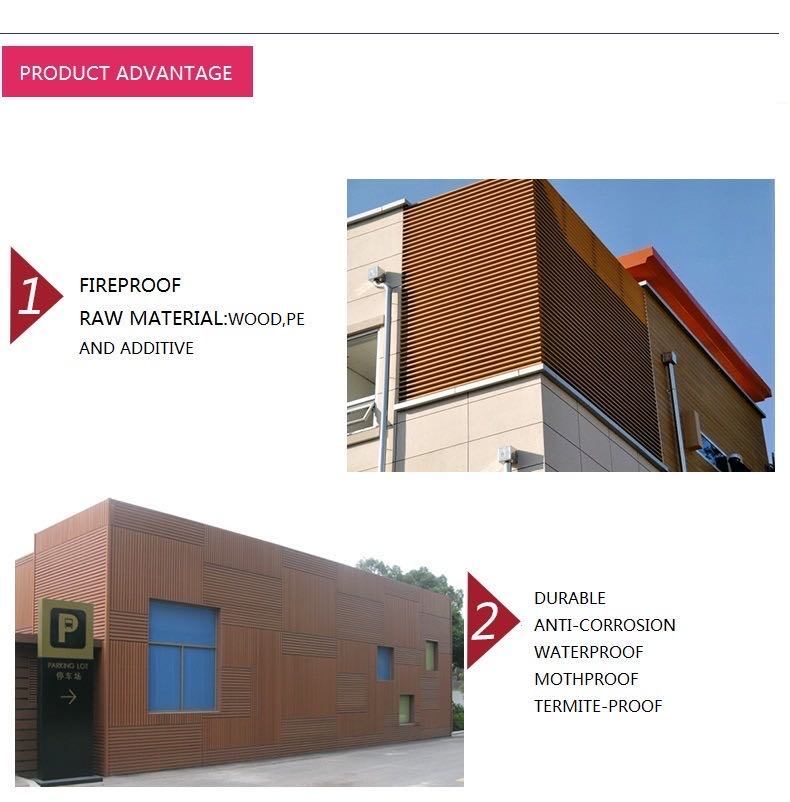 Co-Extruded Exterior Composite WPC Wall Cladding Panel Manufacturer