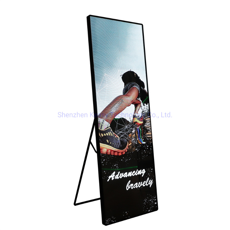P3 3G/4G/WiFi Floor Standing Airport Retail Shop Bank LED Screen