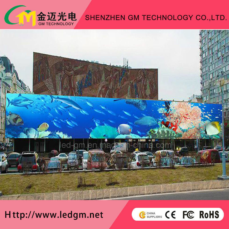P10mm Outdoor Digital Advertising LED Board with Fixed Installation