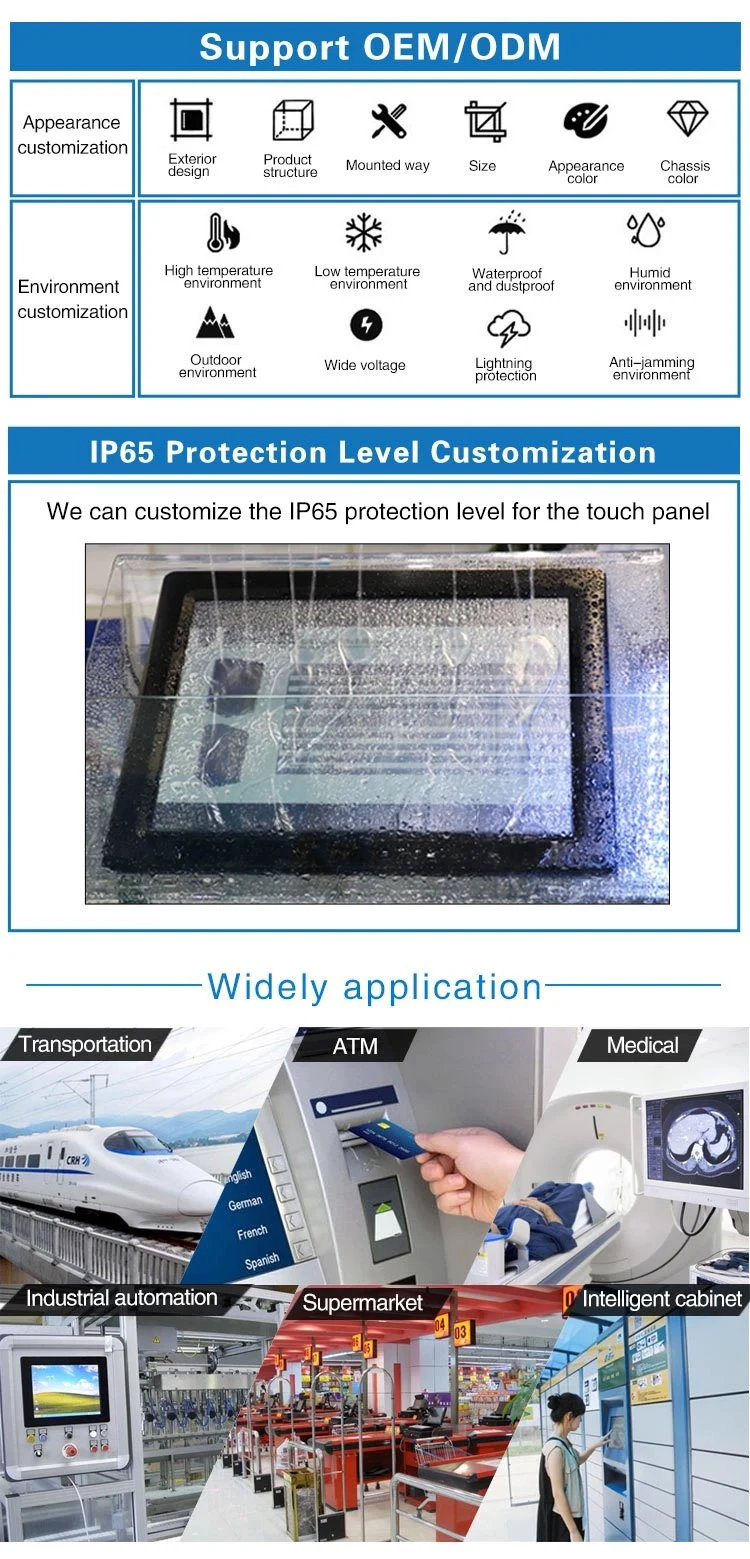 China Sharevdi Manufacturer 15.6 Inch Industrial All in One Pcap IP66 Waterproof Touch Screen Panel Tablet
