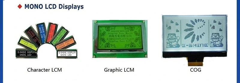 Stn 16X4 LCD Module VGA LCD display module with Green Background