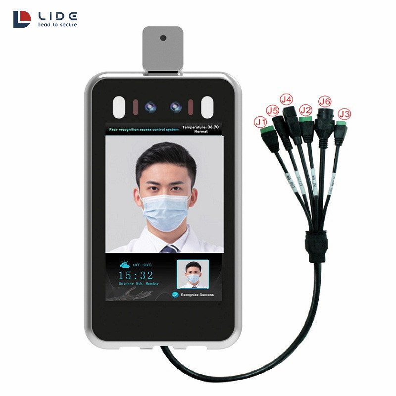 8 Inch Face Recognition Camera Access Access Control Facial Recognition Camera for Temperature Measurement