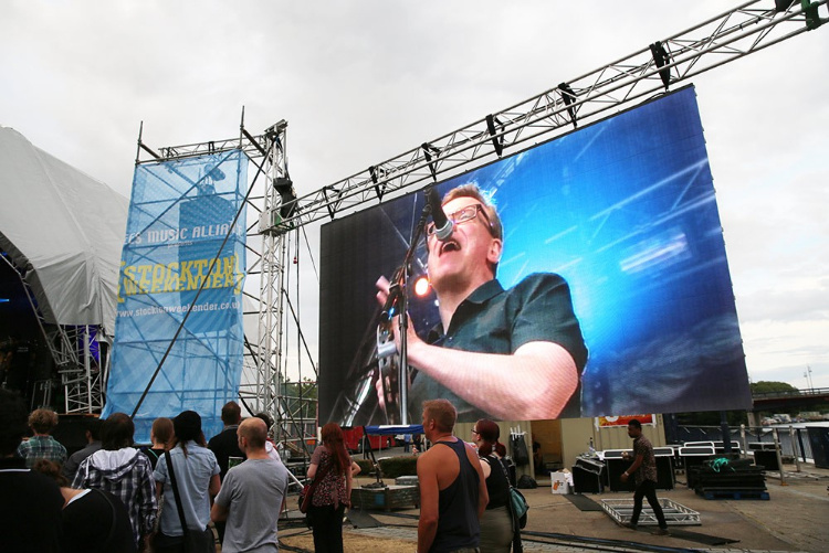 Rental 500X500 Cabinet Outdoor P4.81 LED Display Screen