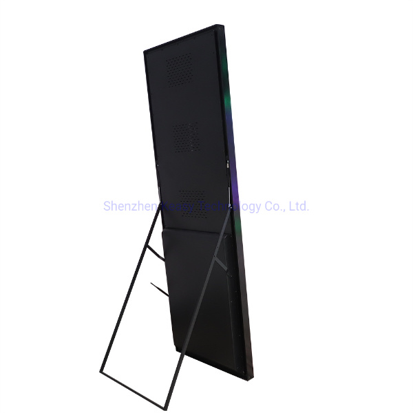 P3 3G/4G/WiFi Floor Standing Airport Retail Shop Bank LED Screen