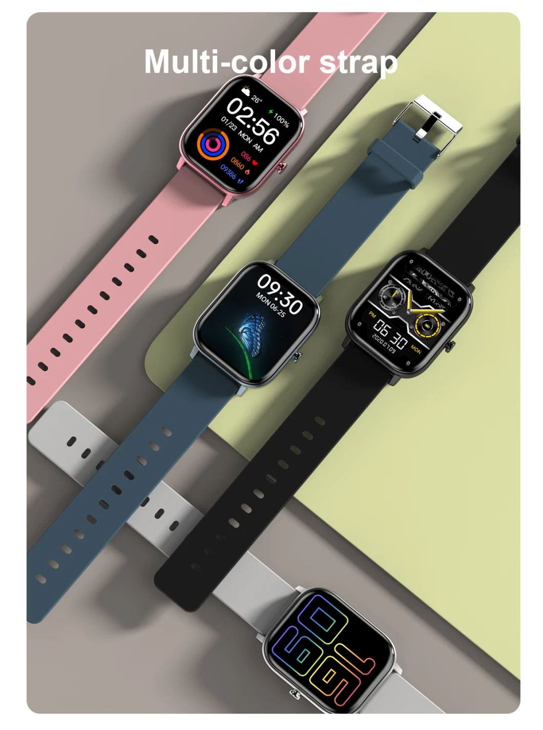 Smart Watch Wristband Sports Fitness Smart Bracelet Band Blood Pressure Measurement Watches Pedometer Smart Band Watch