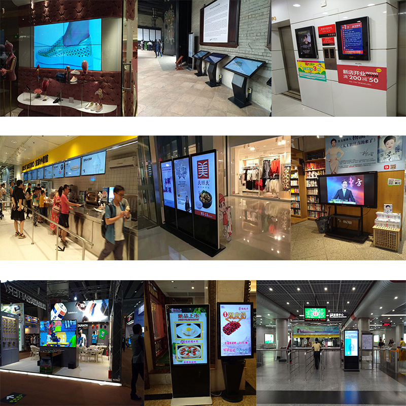 LCD Digital Motion Sensor Shoe Cleaner for Shopping Mall Advertising Display