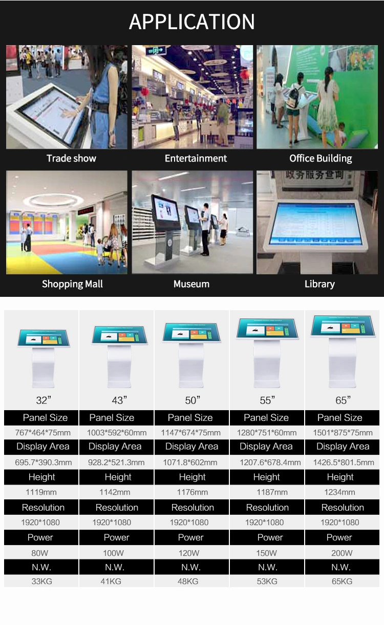 Factory Price Custom Office Touch Screen Table / Office Smart Conference Table