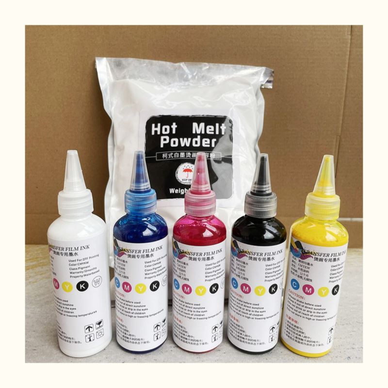 Digital Printing Jet White Cmky Ink Types Formulations Pigment Dtf Ink for Digital Textile Printing