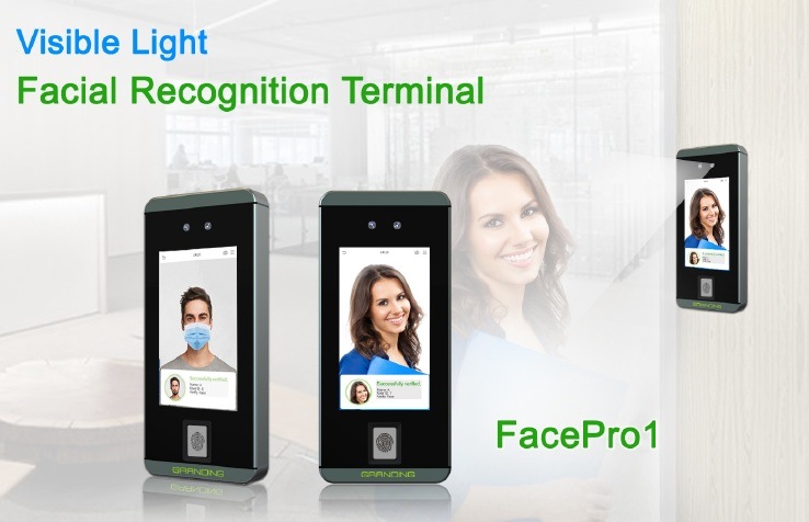 Dynamic Facial Recognition System Biometric Punch Card Access Control System