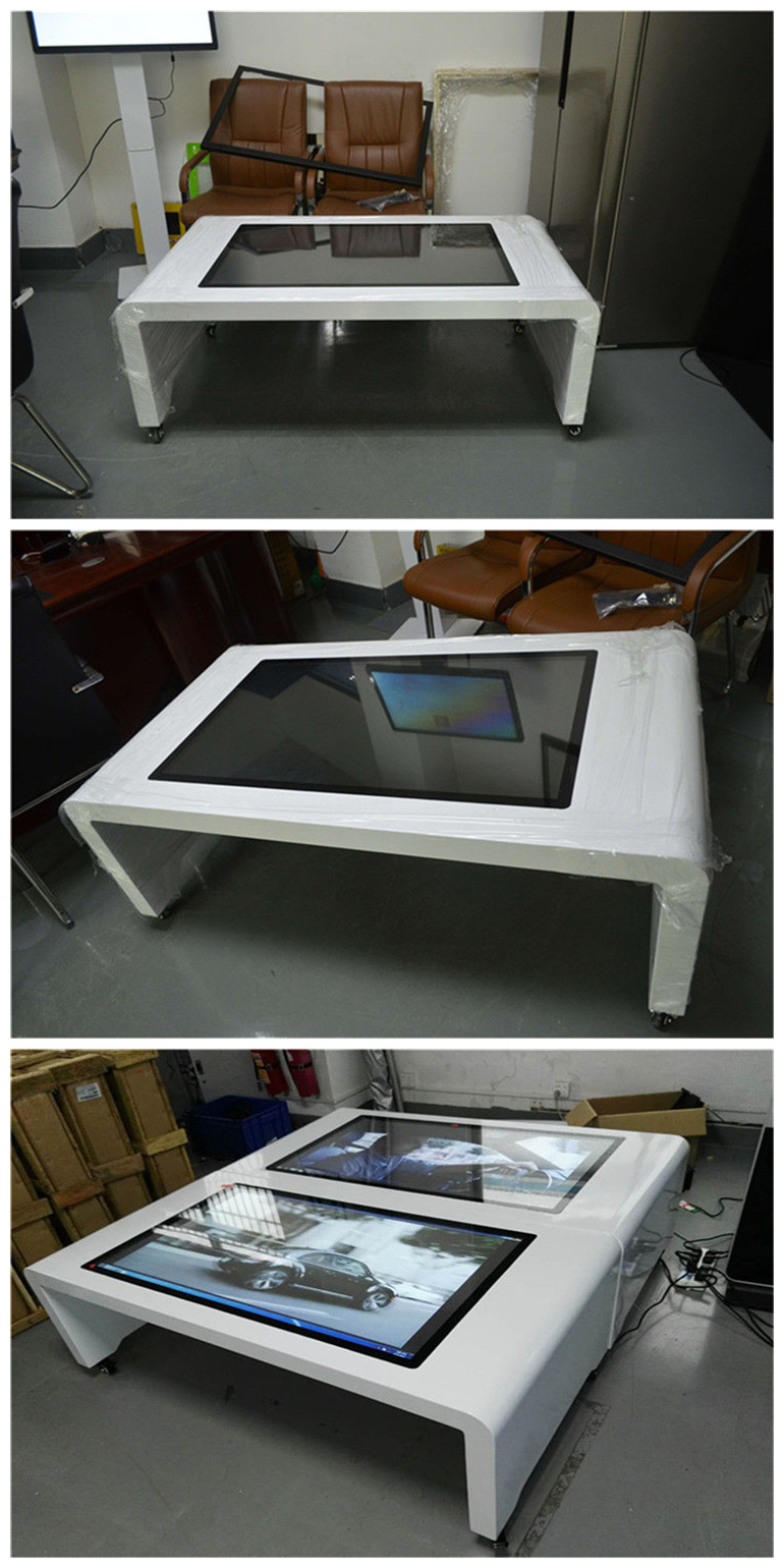 WiFi Ad Display 43 Inch Multi Points Touch Table LED Screen Advertising LCD Touch Screen PC LCD Digital Signage