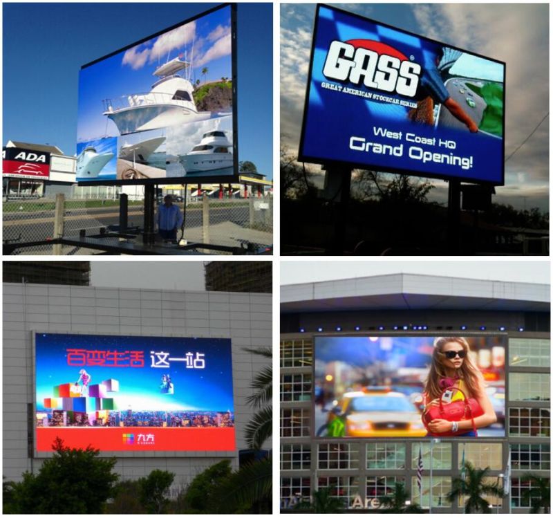 High Brightness Front Maintenance Service Outdoor Advertising LED Screen