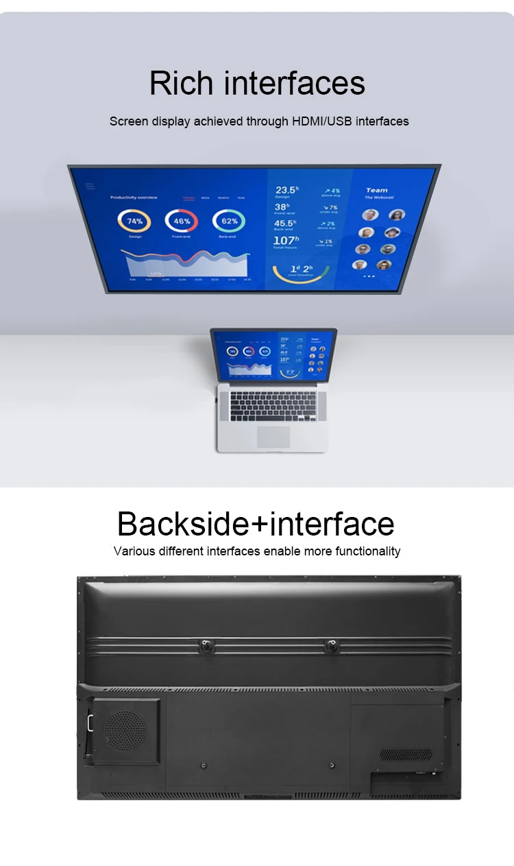 65" 75" LCD Touch Screen Interactive Whiteboard Prices Interactive Digital Whiteboard Interactive Whiteboard 20 Point Touch