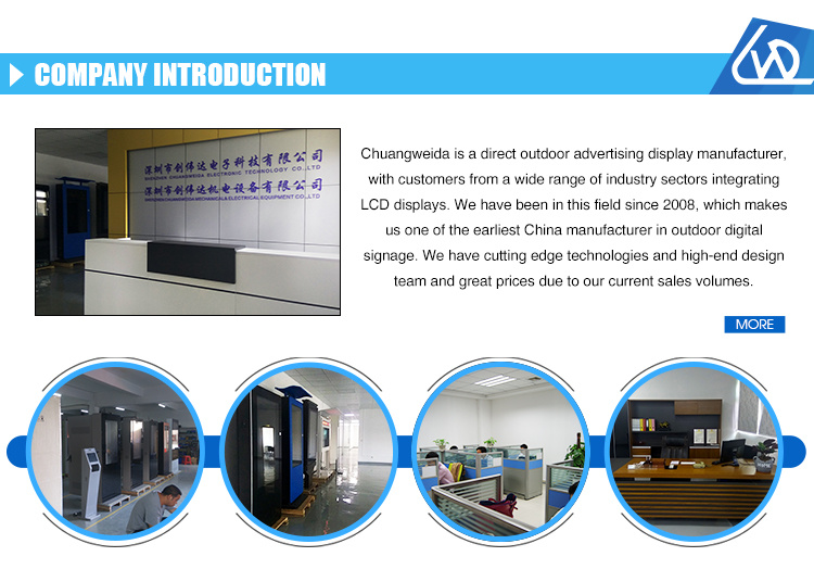 65" Outdoor Interactive Digital Signage for Advertising