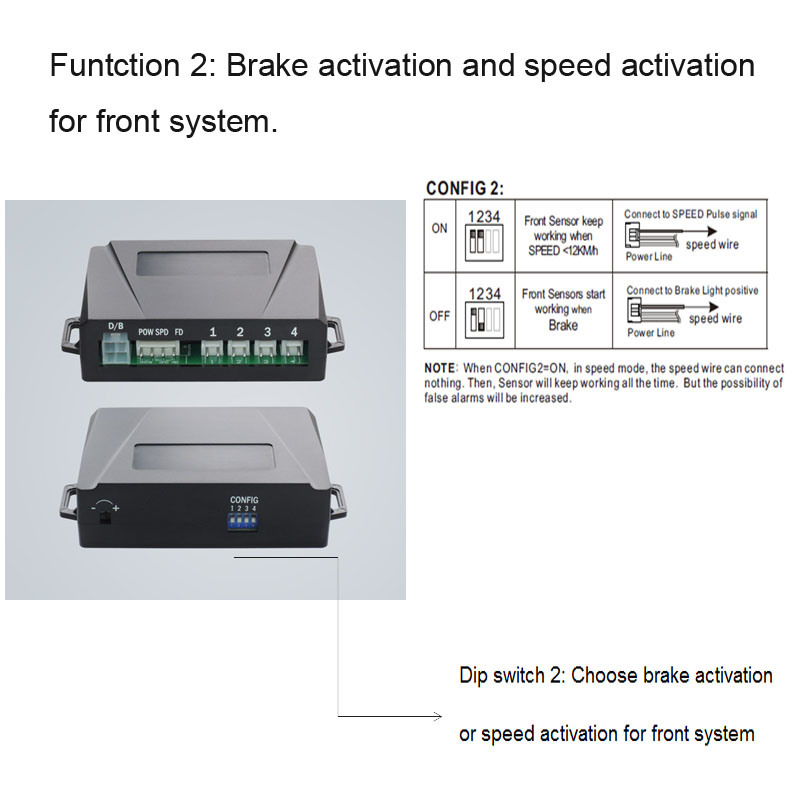 Multi-Function Universal Car Reverse Front Rear Parking Sensor Kit Price Cost