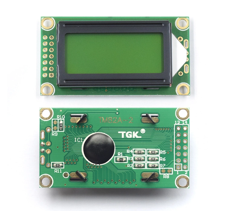 0802 LCD 8X2 Character LCD Display Module Stn Yellow-Green  Module