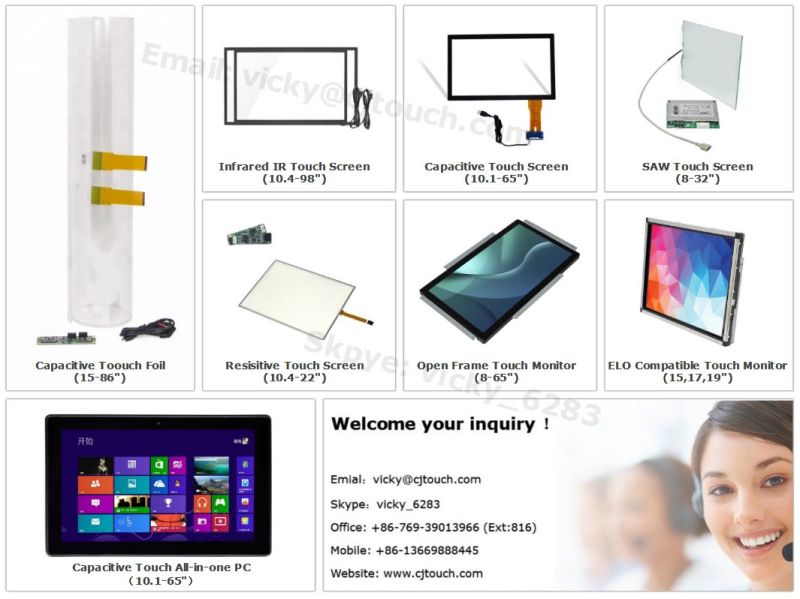 32 Inch Open Frame Multi Touch Screen Monitor Capacitive Touch LCD Display