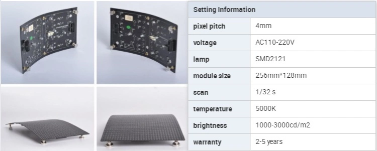 High Quality Flexible Indoor LED Screen P4 LED Display Panel Soft LED Curtain Display