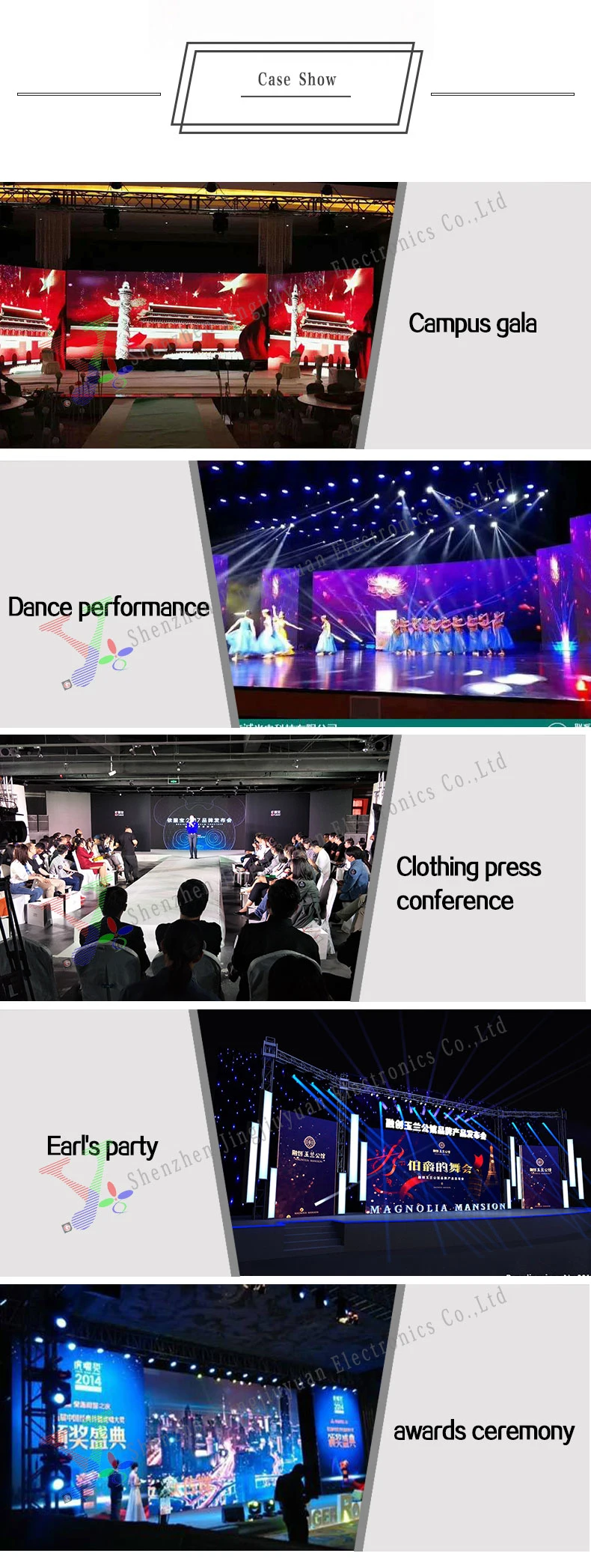 High Quality Indoor Digital Advertising TV Stage Concert Panel Rental LED Display Screen