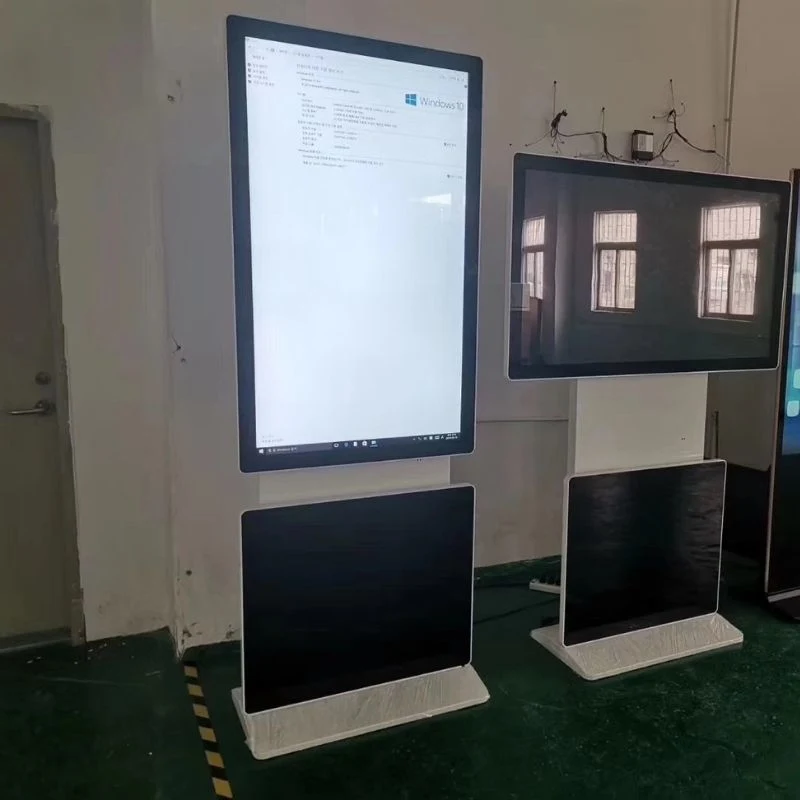 Rotatable Advertising Touch Screen OEM Floor Standing 42inch LCD Display Advertising Monitors/Metal Chassis Customize