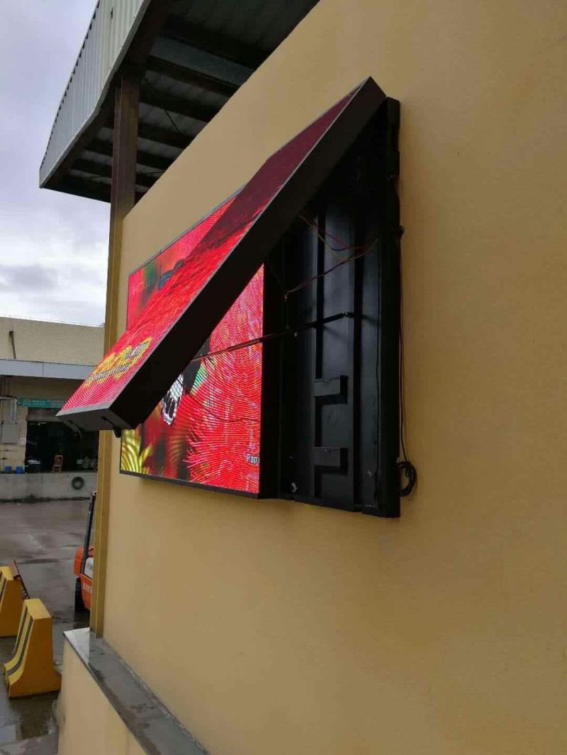 Ckgled Outdoor P4 LED Display Sign Board, Front Open LED Screen for Advertising