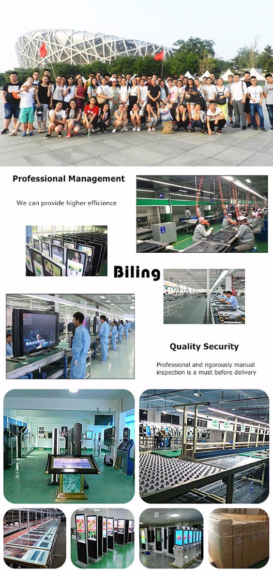 43"Inch Floor Stand Digital Signage Player Double Sided Advertising Display with Android/Windows System