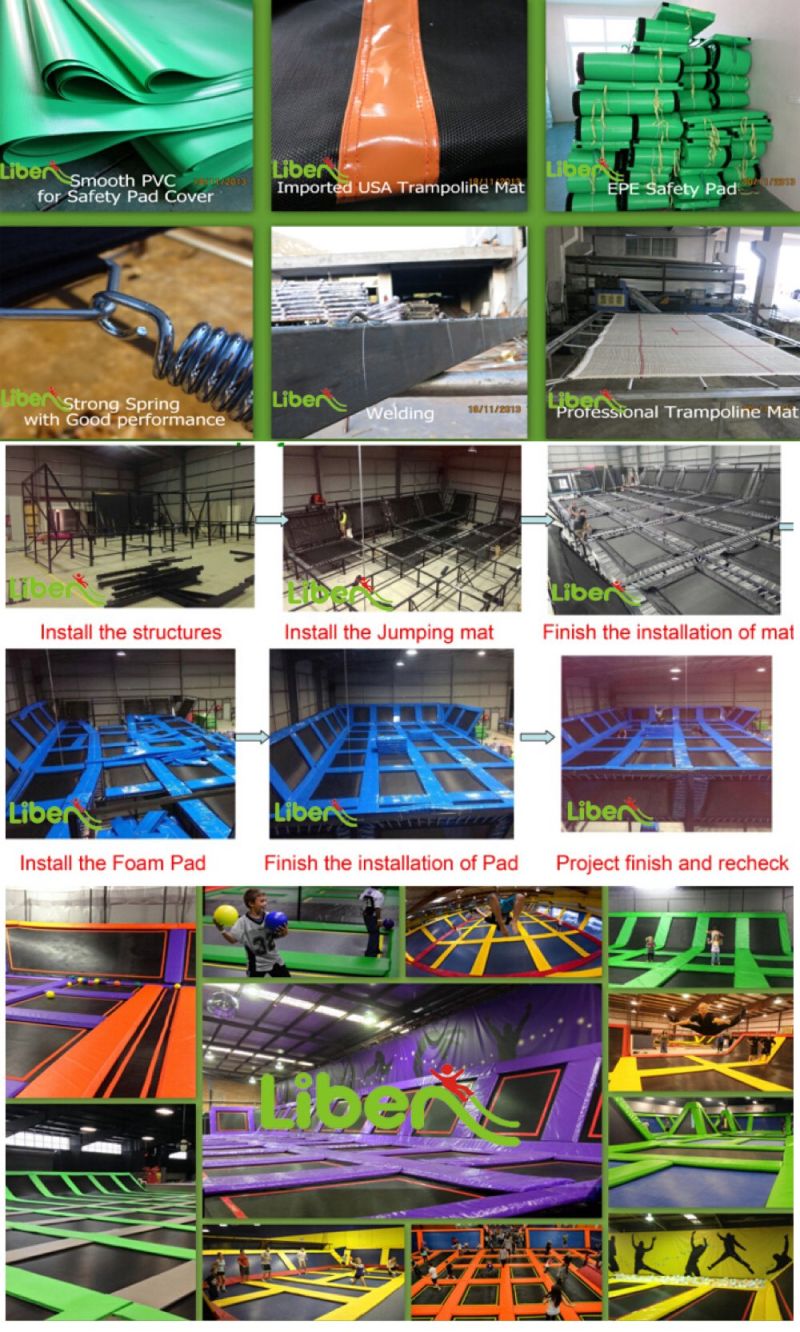 Liben Group Big Indoor Playground for Shopping Mall Commercial Trampoline Park
