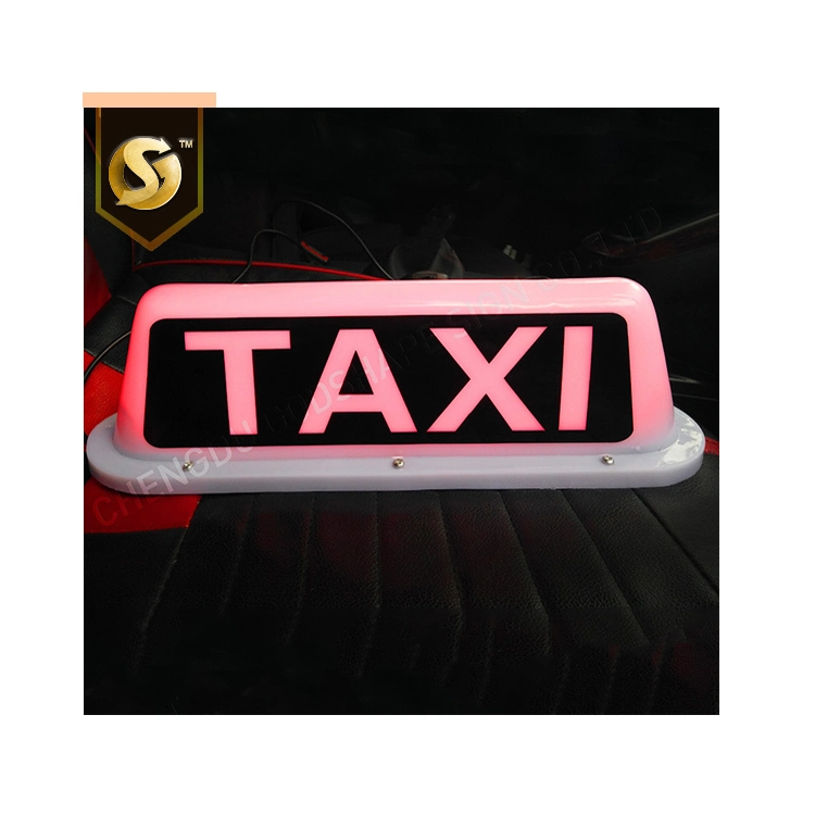 Custom Magnetic Lighted Sign Taxi Sign LED Letrero Taxi