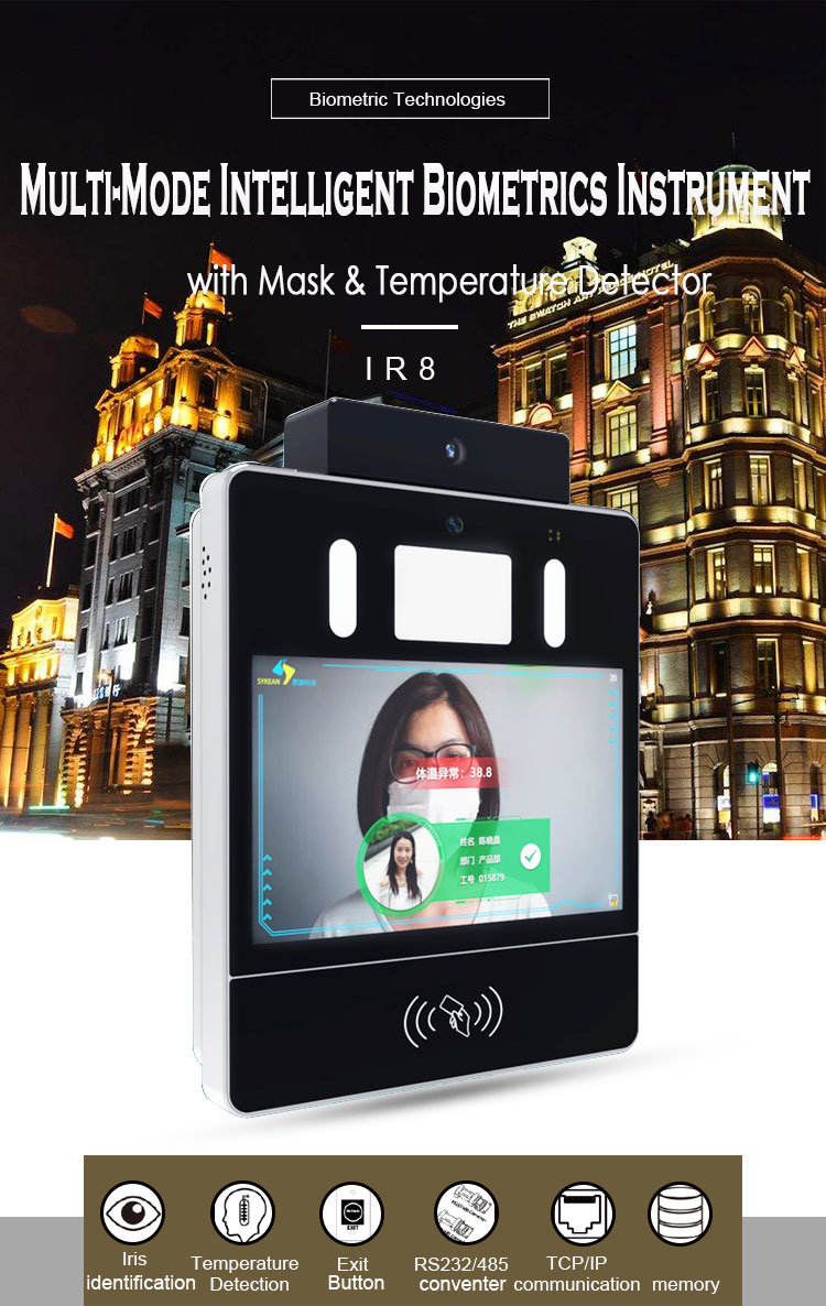 Biometrics Facial Recognition System with Iris Recognition Software (IR8)