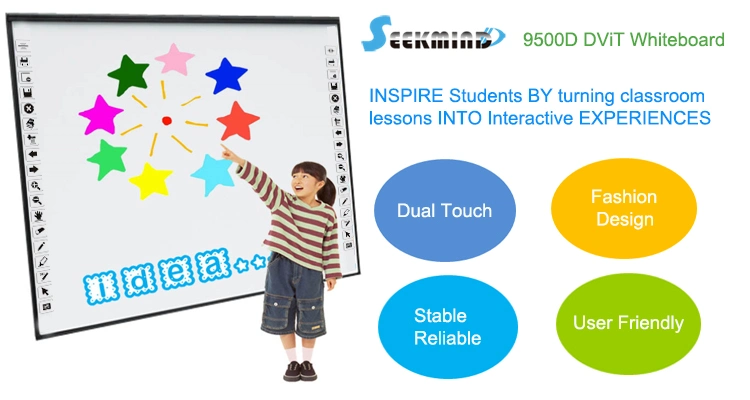 Dual Points Touch Smart Electronic Whiteboard for School Teaching
