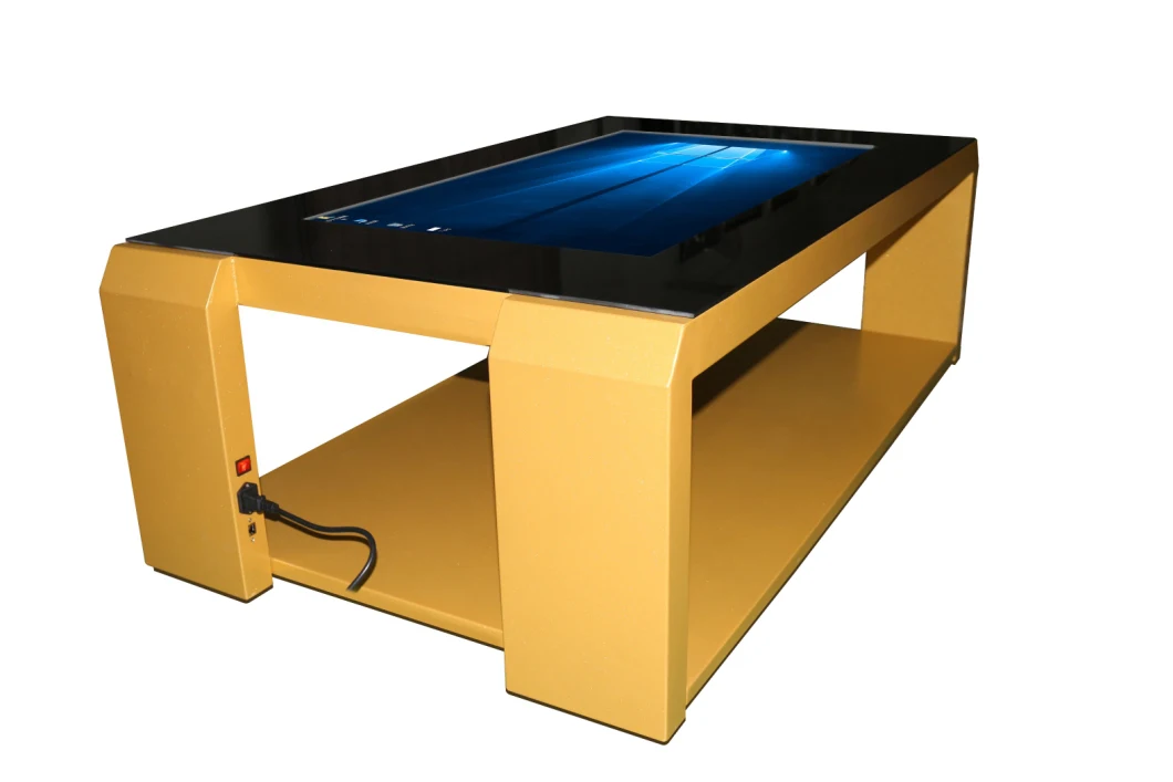 Coffee or Restaurant Customize Interactive Touch Screen Table Multitouch Table Waterproof