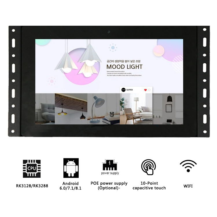 Wall Mount Poe Tablet 1280*800 IPS Android Poe LCD Display Tablet