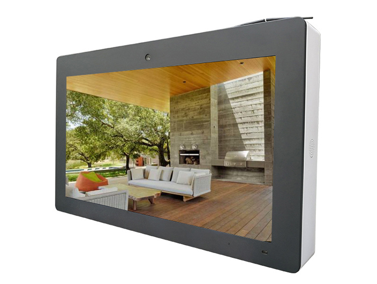 55 Inch Air-Cooled Horizontal Screen Wall Hanging Outdoor Advertising Machine Wireless Multi Point Touch Digital LED Outdoor LCD Display Ad Player LCD