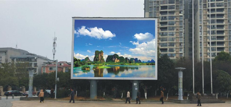 High Brightness P8 Outdoor LED Screen Videowall for Cultural Square Advertising