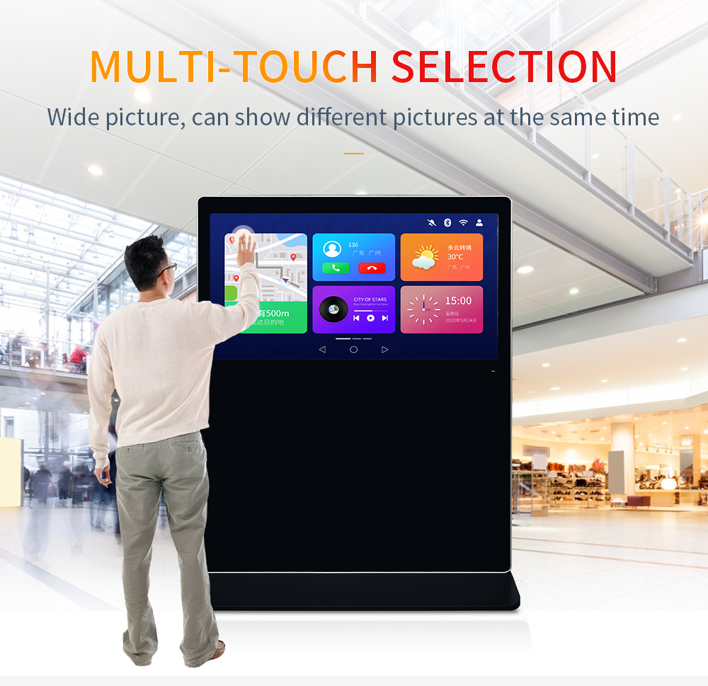 Floor Touch Screen Digital Signage Totem Price WiFi Digital Signage 42