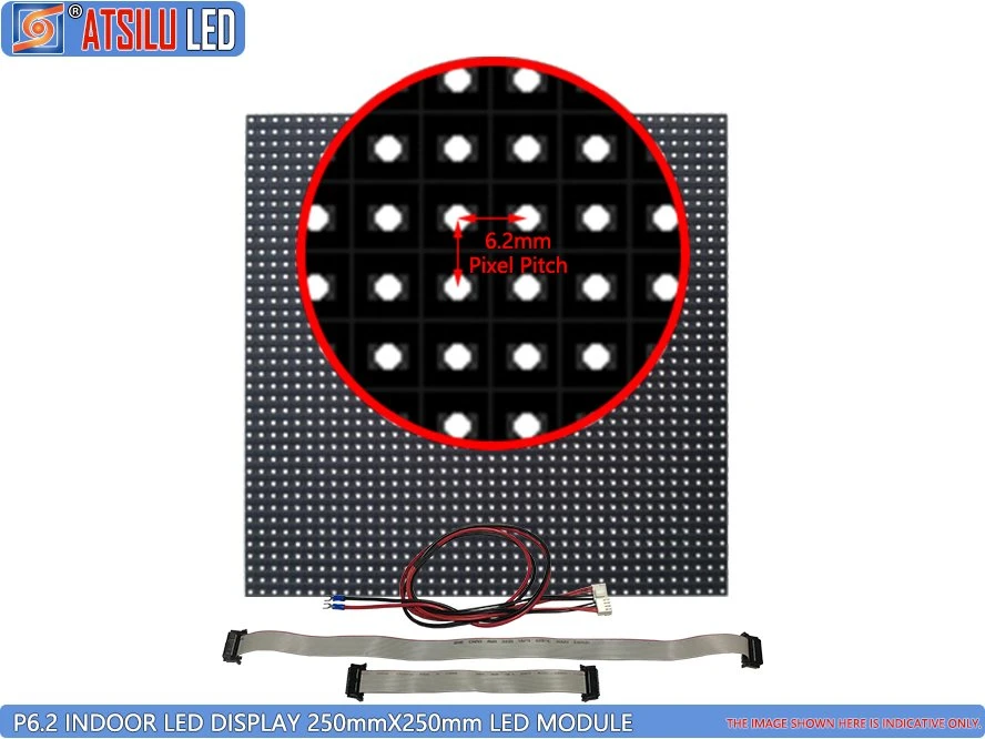 P6.2mm LED Advertising Screen High Definition LED Video Screen