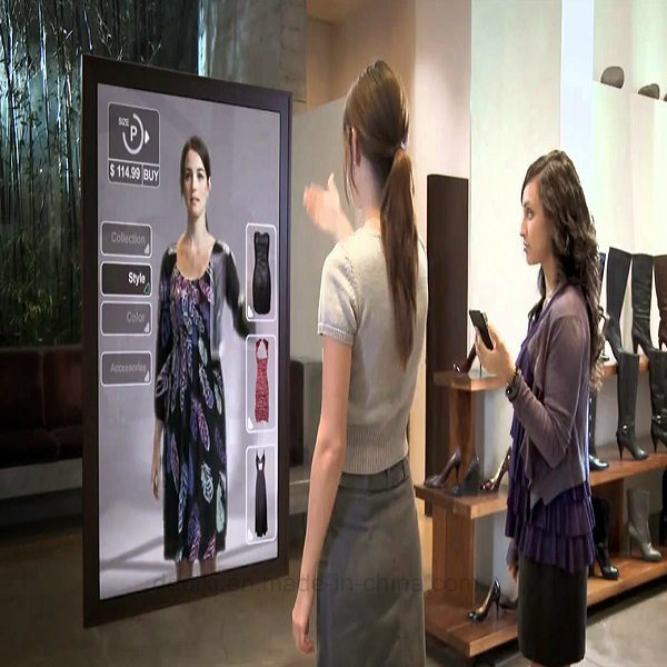 Dedi Magic Mirror LCD Advertising Display HD Digital Signage Touch Screen Kiosk for Shopping Mall