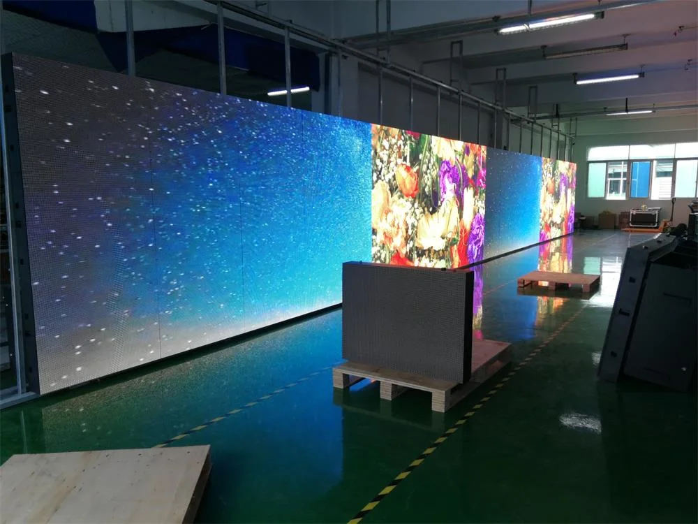 Wall Mounted Full Color P3.91mm Outdoor LED Video Wall