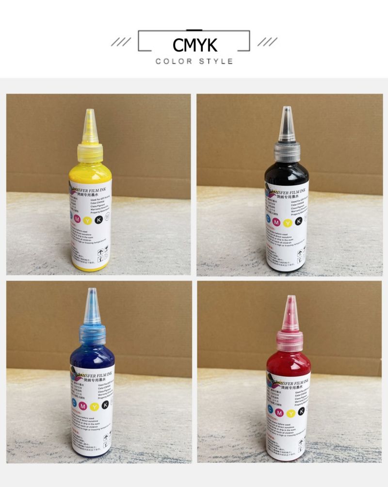 Digital Printing Jet White Cmky Ink Types Formulations Pigment Dtf Ink for Digital Textile Printing