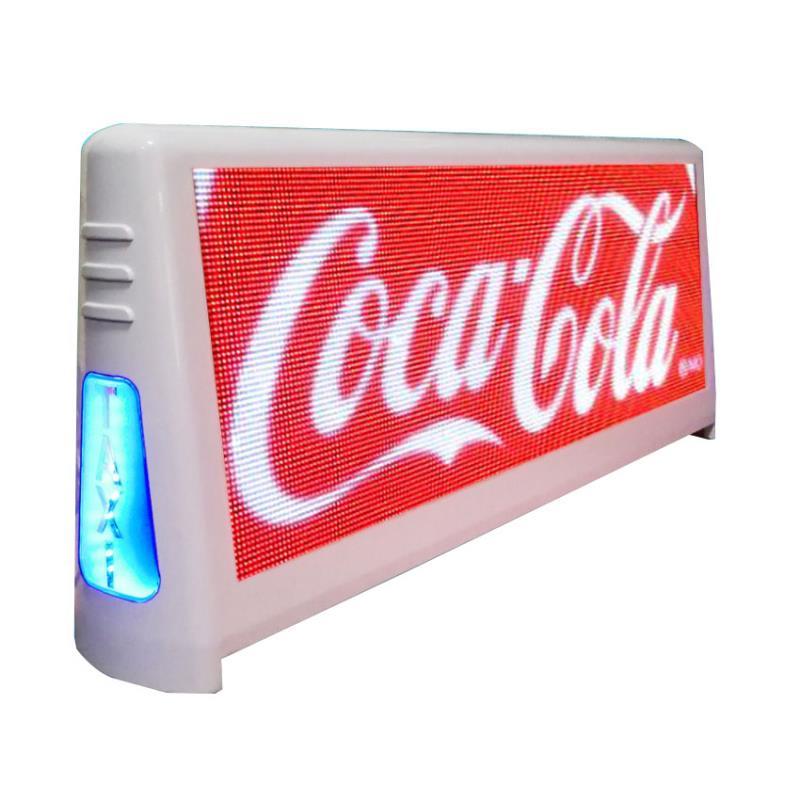 Car Top LED Advertising Sign P3.076 P4 P5 Outdoor Taxi Top LED Display