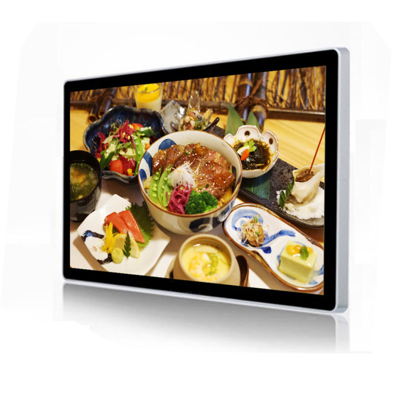 Touch LCD Advertising Screen 55 Inch Wall Mount Digital Signage LCD Digital Signage Ad Player Advertising Match