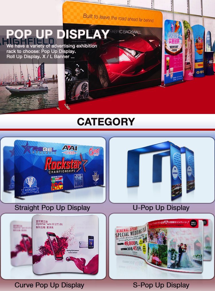 Digital Color Printing Advertising Exhibition Display Pop up Banner