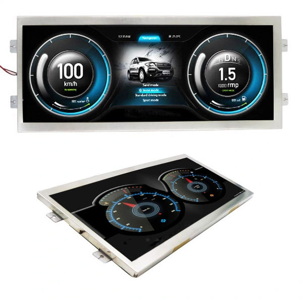 12.3'' Bar Type LCD Display Ultra Wide LCD Display with LCD Controller Board 1920*720 Resolution